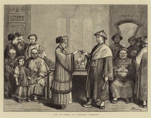 Leven in China, V, een huwelijksceremonie